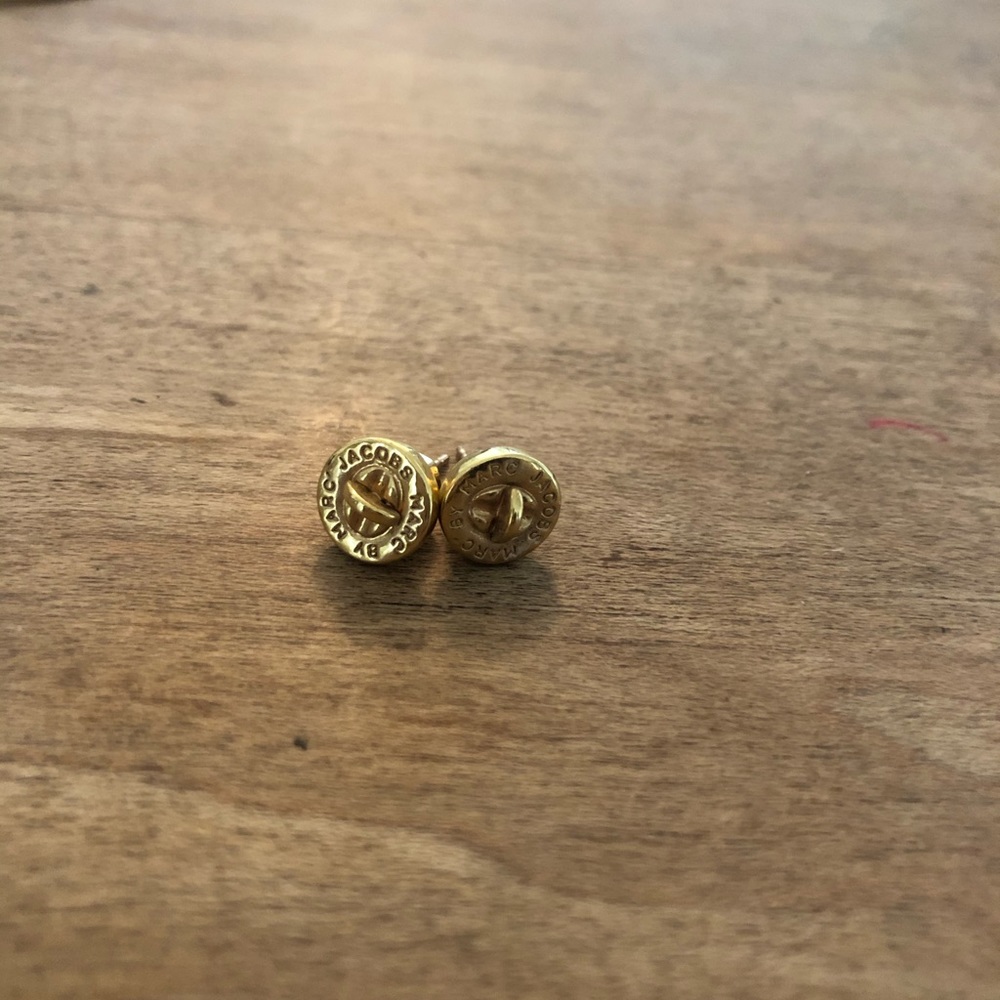 Marc Jacobs Button Earrings